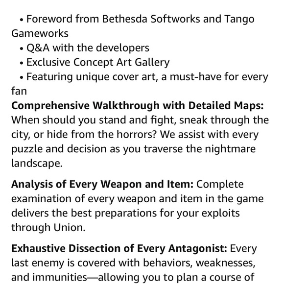 The Evil Within 2: Prima Collector's Edition Guide hardcover book - Picture 4 of 6